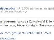 ¿Asistirás Conferencia Iberoamericana Genealogía? Tenemos grupo Facebook