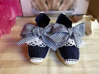 ALPARGATAS NIÑA LAZOS VICHY