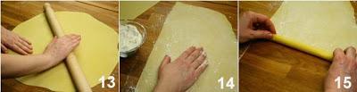 TAGLIATELLE FATTE IN CASA / tallarines preparados con pasta fresca hecha en casa/