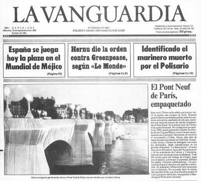 Cuando Christo quiso envolver Colón