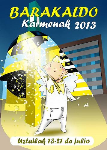 Cartel 7. Concurso Carteles de Fiestas de Barakaldo 2013