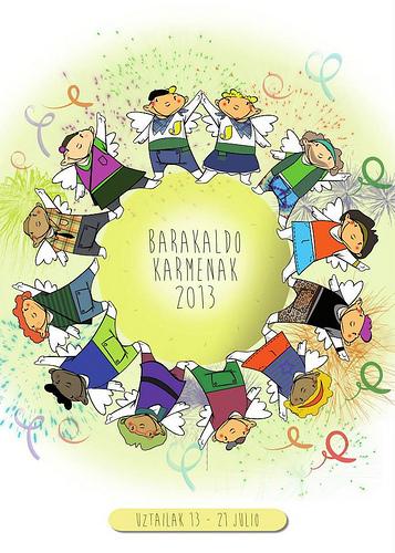 Cartel 9. Concurso Carteles de Fiestas de Barakaldo 2013
