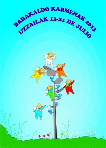 Cartel 22. Concurso Carteles de Fiestas de Barakaldo 2013