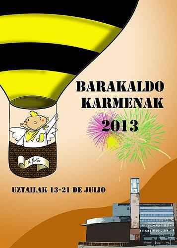 Cartel 5. Concurso Carteles de Fiestas de Barakaldo 2013