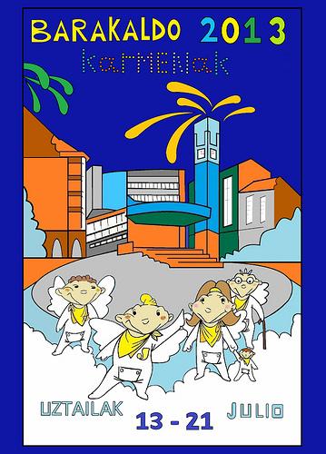 Cartel 3. Concurso Carteles de Fiestas de Barakaldo 2013