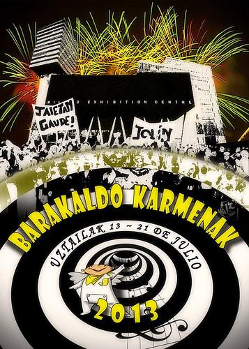 Cartel 18. Concurso Carteles de Fiestas de Barakaldo 2013