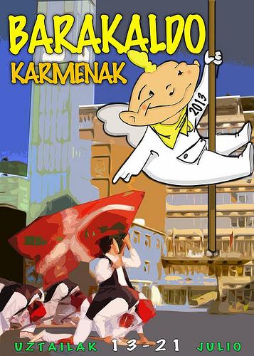 Cartel 28. Concurso Carteles de Fiestas de Barakaldo 2013