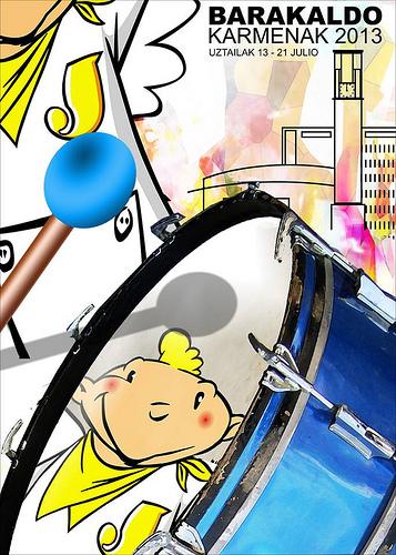 Cartel 15. Concurso Carteles de Fiestas de Barakaldo 2013