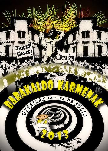 Cartel 19. Concurso Carteles de Fiestas de Barakaldo 2013