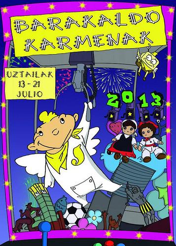 Cartel 4. Concurso Carteles de Fiestas de Barakaldo 2013