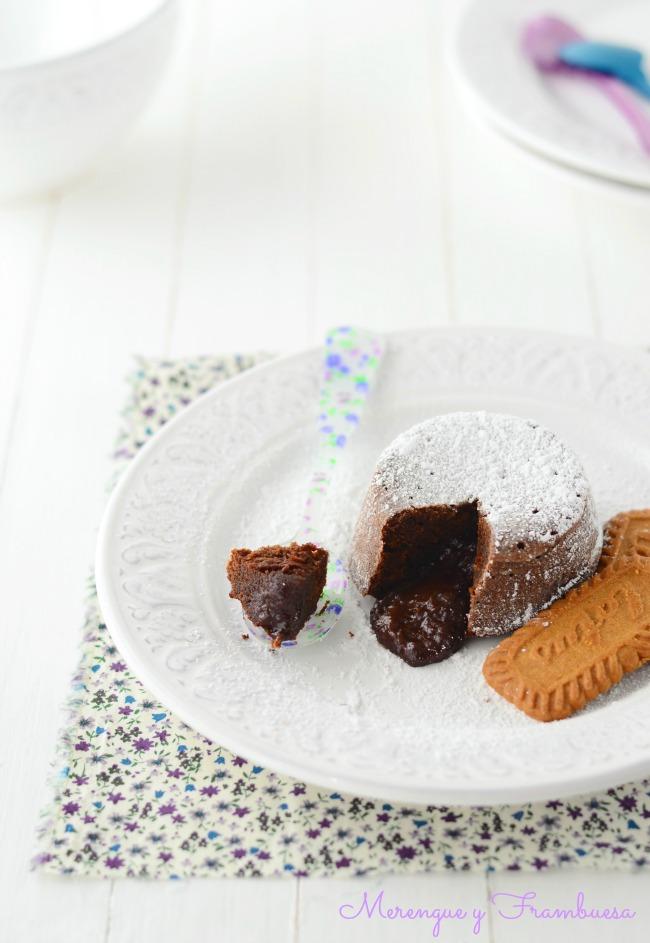 Coulants de chocoate y speeculoos