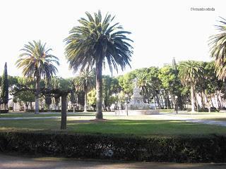 Plaza de la Princesa en el Parque Grande de Zaragoza