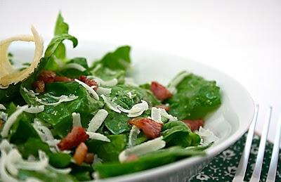 Ensalada Vegetariana y Tocino