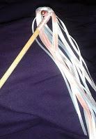 wedding wand rosa y azul bebé