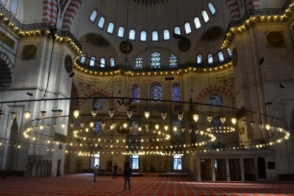 La Mezquita de Solimán por dentro