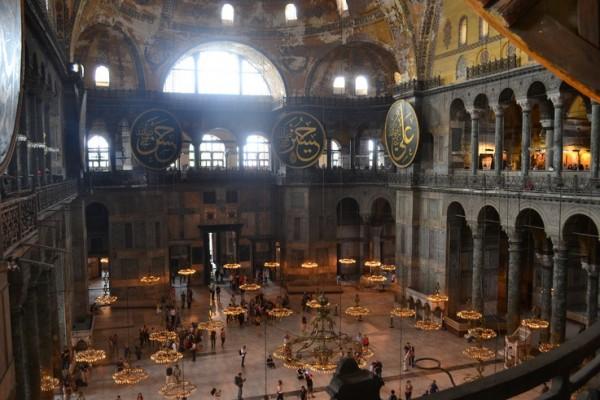 La inmensa y fabulosa Santa Sofía por dentro
