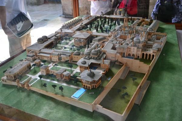 Maqueta del impresionante Palacio Topkapi