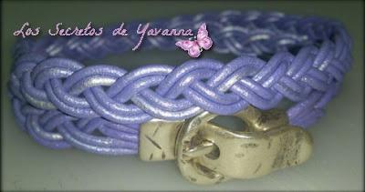 ♥Pulsera trenzada con cierre hebilla