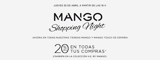 Mango Shopping Night y mi wish list