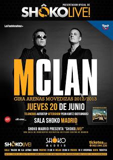 M-Clan vuelven a Madrid el 20 de junio para inaugurar Shôko Live!