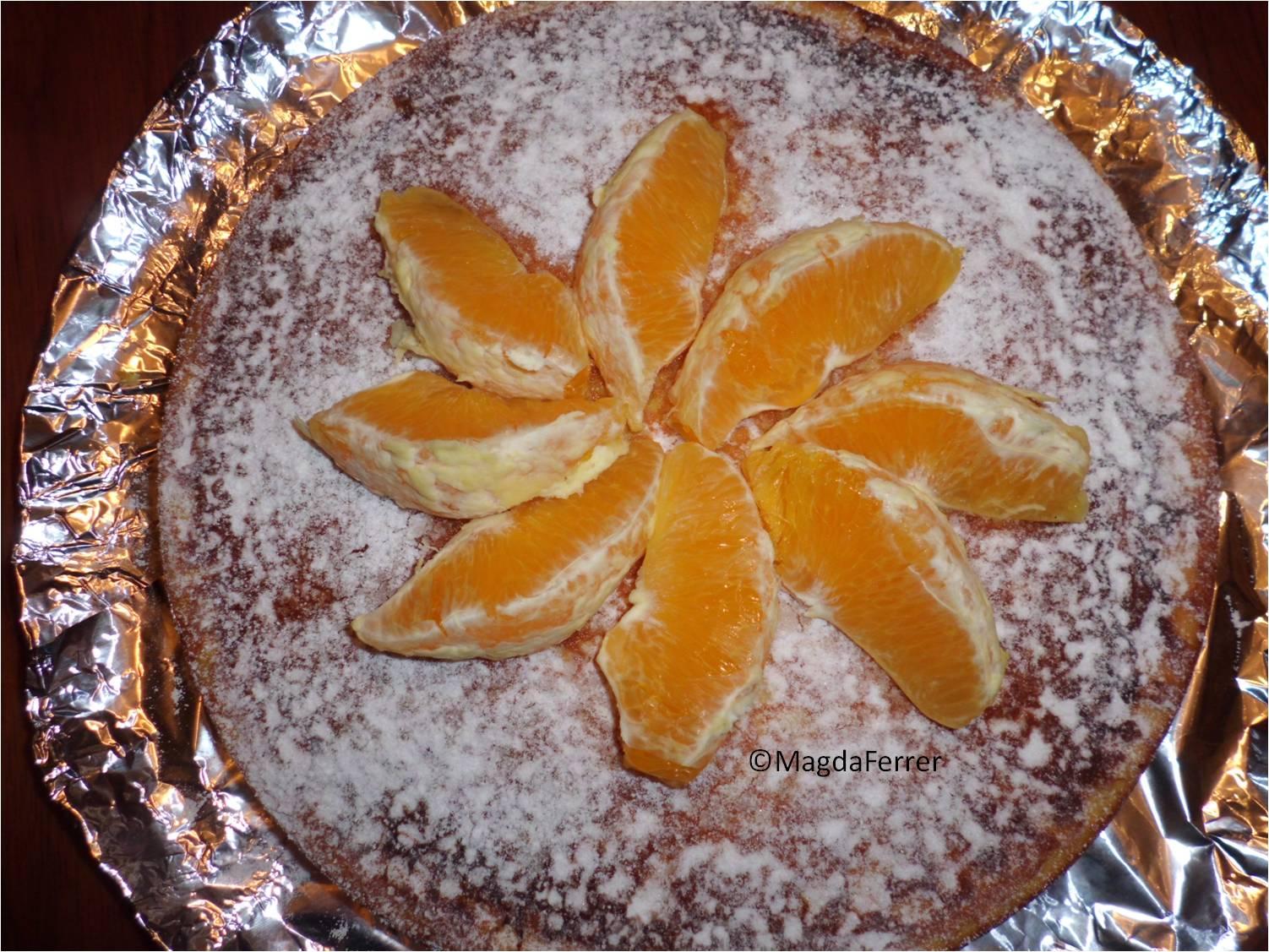 Bizcocho de naranja al cointreau