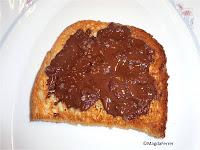 Pan con chocolate, aceite y sal