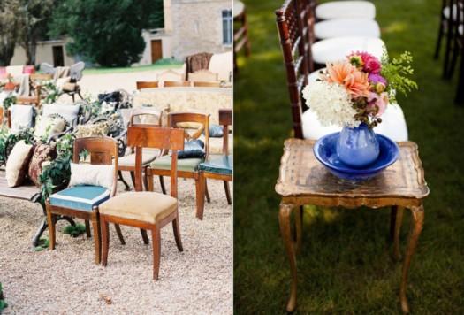 muebles antiguos y diferentes en la ceremonia 2