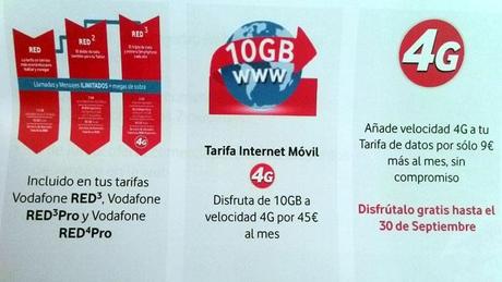 Vodafone 4G Tarifas