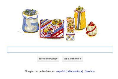 Google lo Celebra con un Doodle, al Día Nacional del Papa.