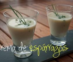 Crema de espárragos blancos en Thermomix Crema de espárragos