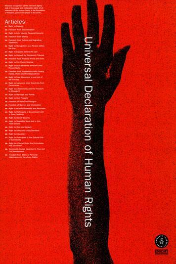 Carteles de La Declaración Universal de Derechos Humanos