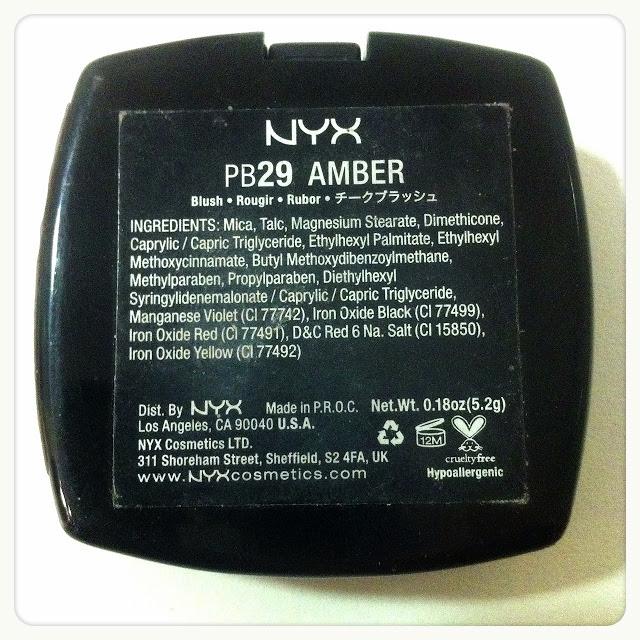 Powder Blush de Nyx (tono amber)