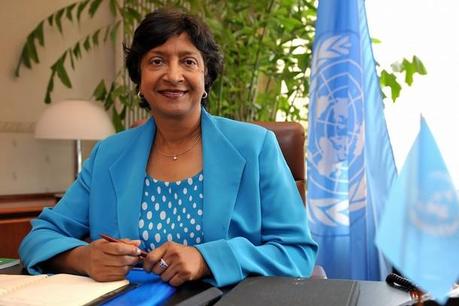 La Alta comisionada de los derechos humanos, Navi Pillay