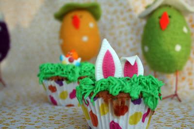 Cupcakes de zanahoria y garam masala con icing de queso