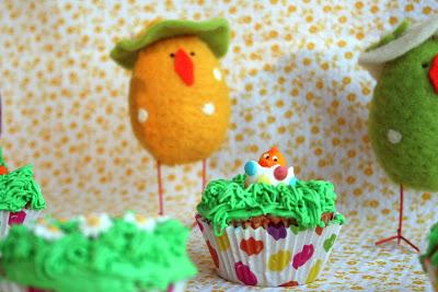 Cupcakes de zanahoria y garam masala con icing de queso