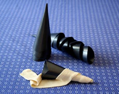 Caracolas rellenas de crema pastelera