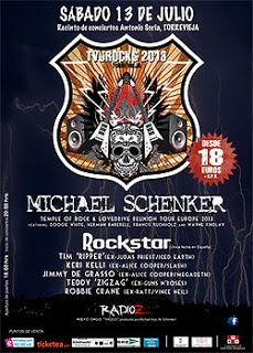 Michael Schenker y Rockstar en el Torrevieja Rocks