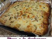 Receta: pizza carbonara