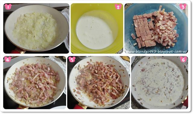 Receta: pizza a la carbonara