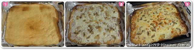 Receta: pizza a la carbonara