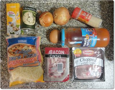 Receta: pizza a la carbonara