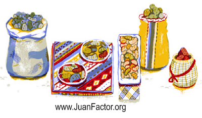 Google lo Celebra con un Doodle, al Día Nacional del Papa.