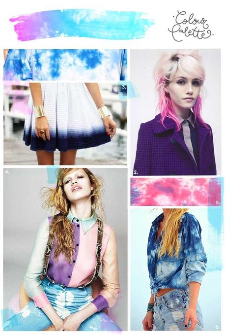 Para gustos, colores: Desteñido fotos paleta de color desteñida