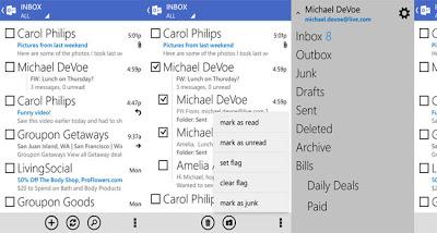 Nueva interfaz de Outlook para Android