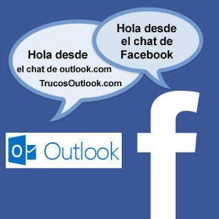 chatear con tus amigos de facebook desde outlook