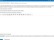 Cómo contestar correos automáticamente Outlook.com