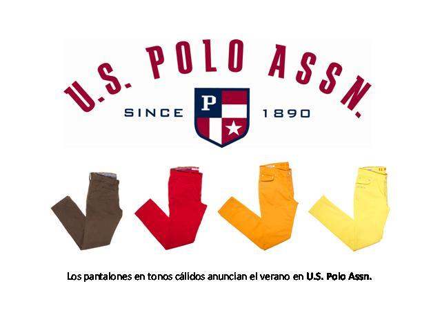 Tonos cálidos con los pantalones U.S. POLO ASSN