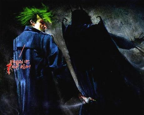 arkham asylum joker mete mano a batman