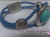 ♥Pulsera pasador turquesa