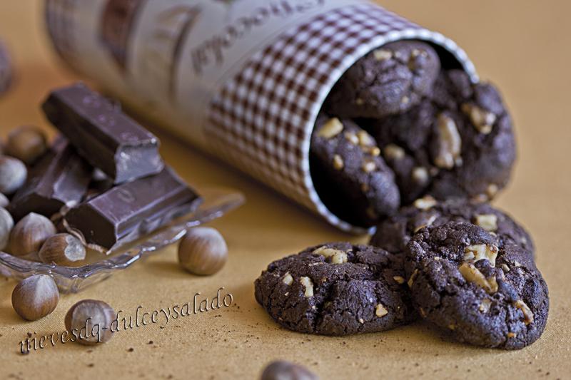 COOKIES DE FRUTOS SECOS, CHOCOLATE Y NARANJA